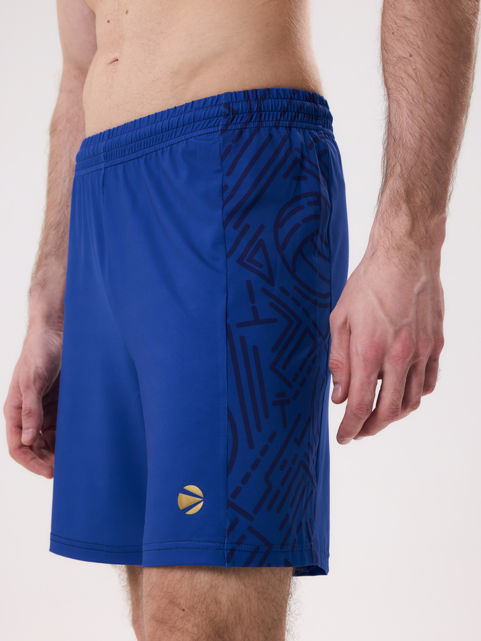Шорты игровые мужские для классического волейбола 2XL (синий-золото) V2M