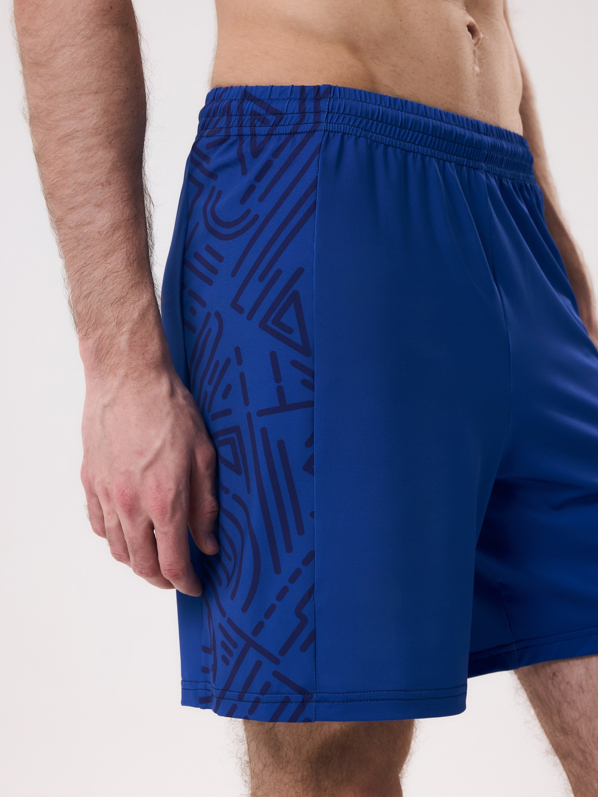 Шорты игровые мужские для классического волейбола 2XL (синий-золото) V2M