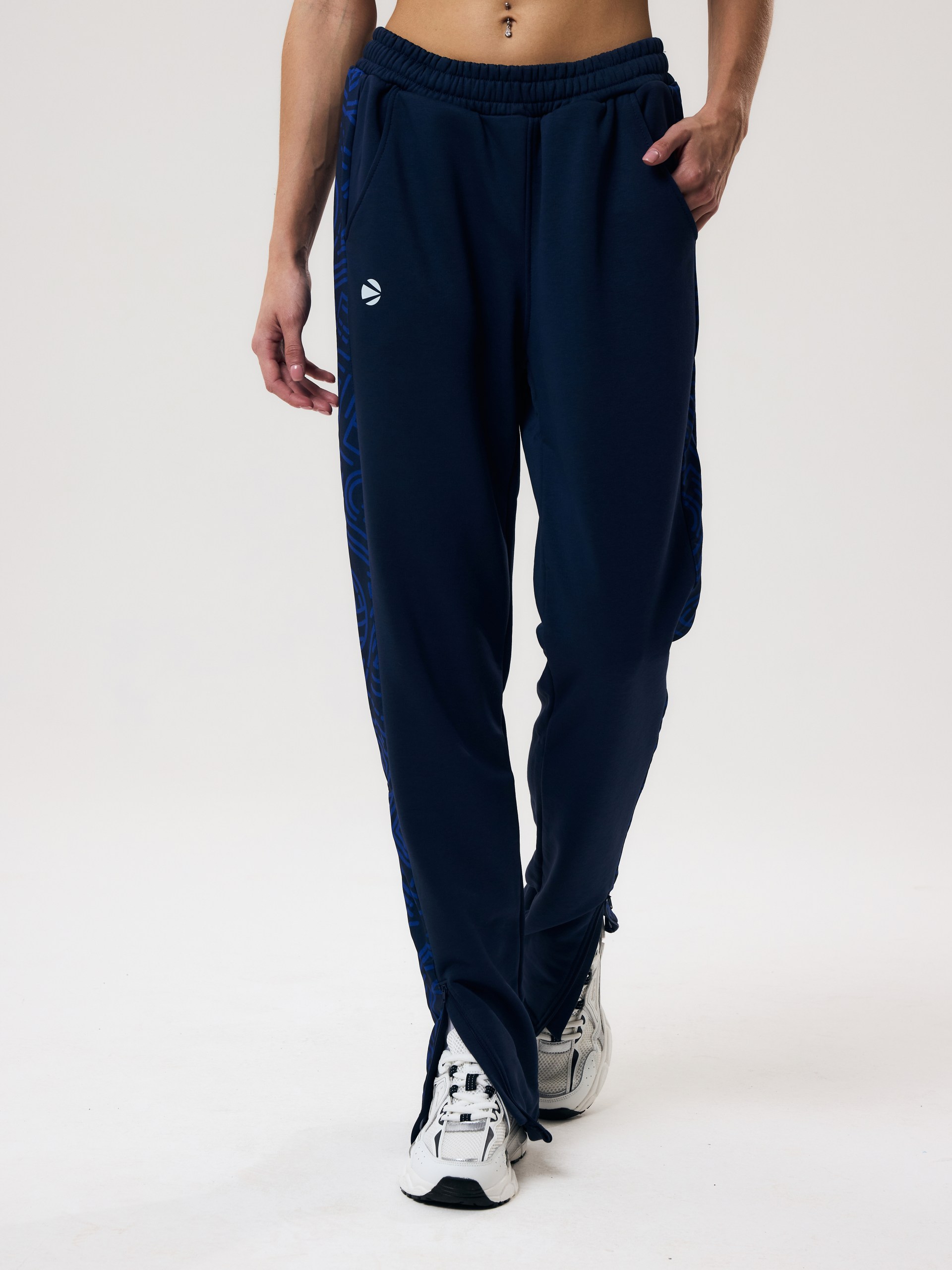 Брюки спортивные женские с лампасами Волар 3XL (индиго) арт. 311WE 