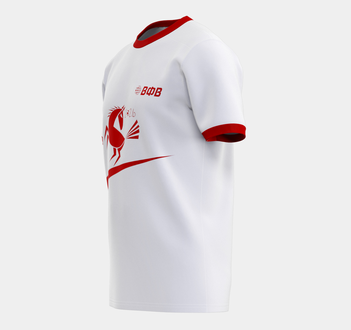 Футболка игровая мужская для классического волейбола "Год лошади"