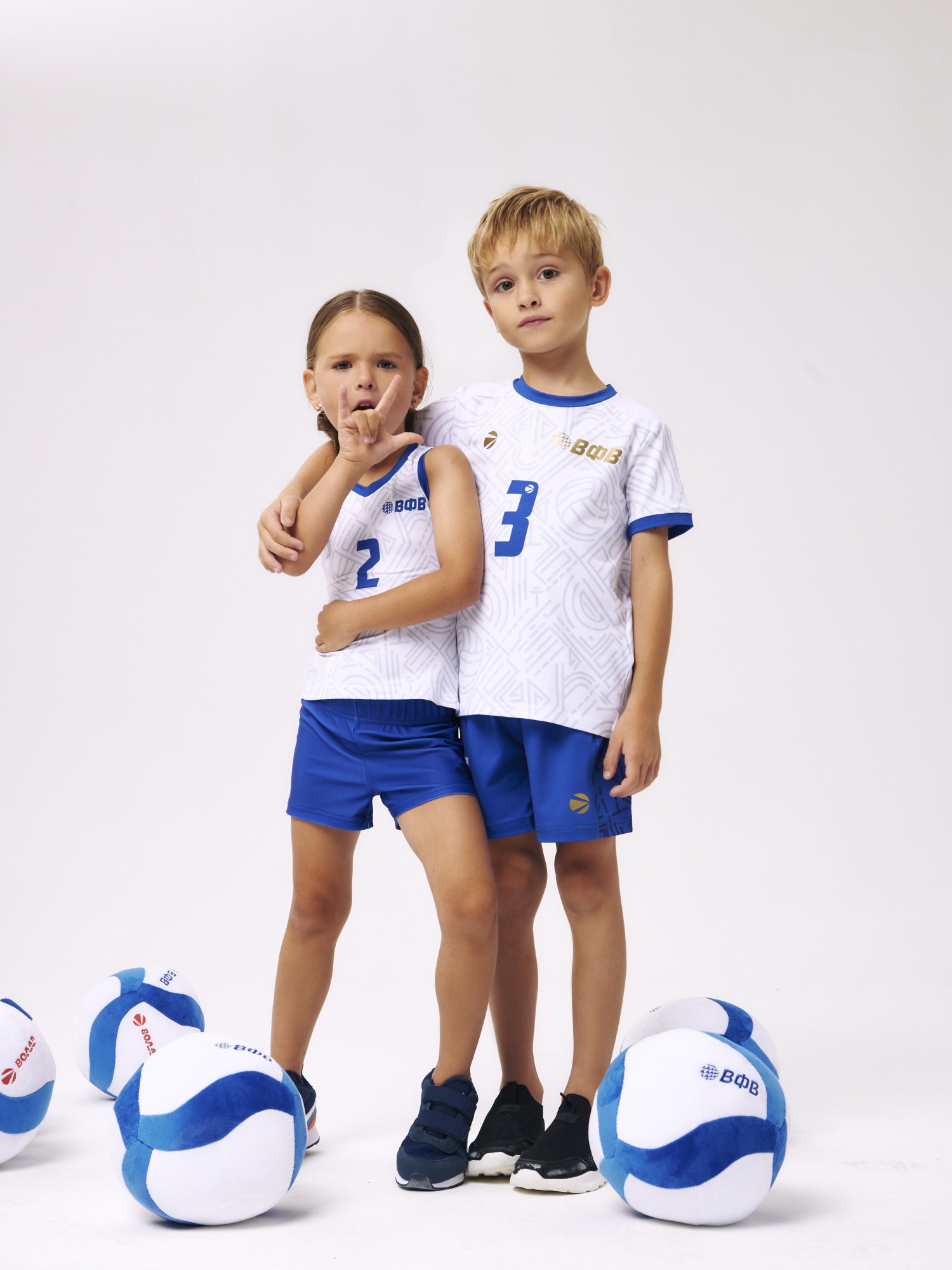 Майка игровая для классического волейбола для девочки