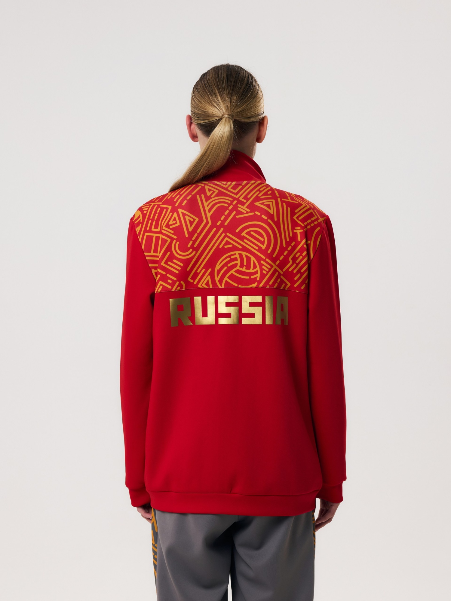 Толстовка на молнии без капюшона женская