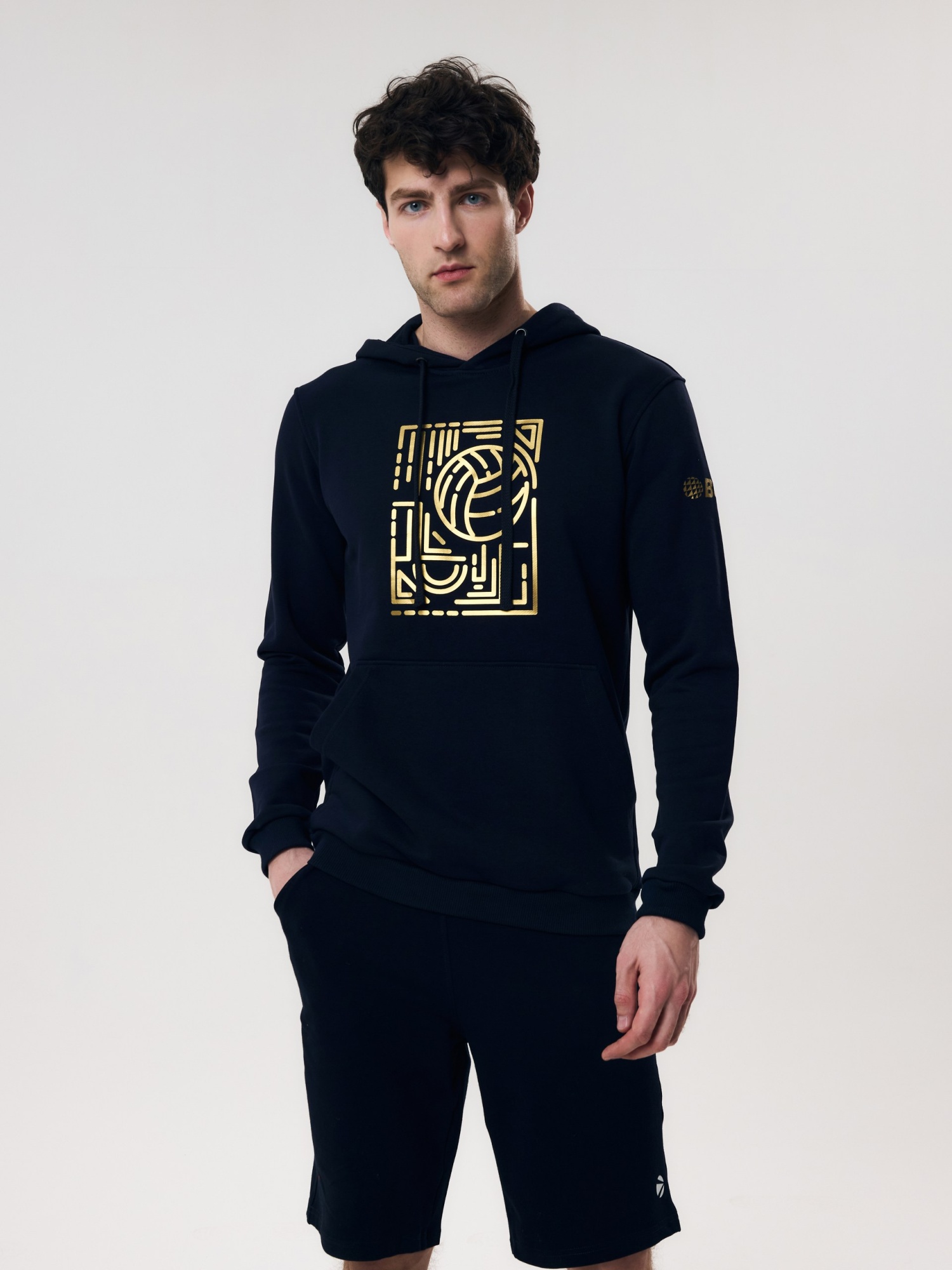 Худи мужские Волар 5XL (тёмно-синий) арт. 417