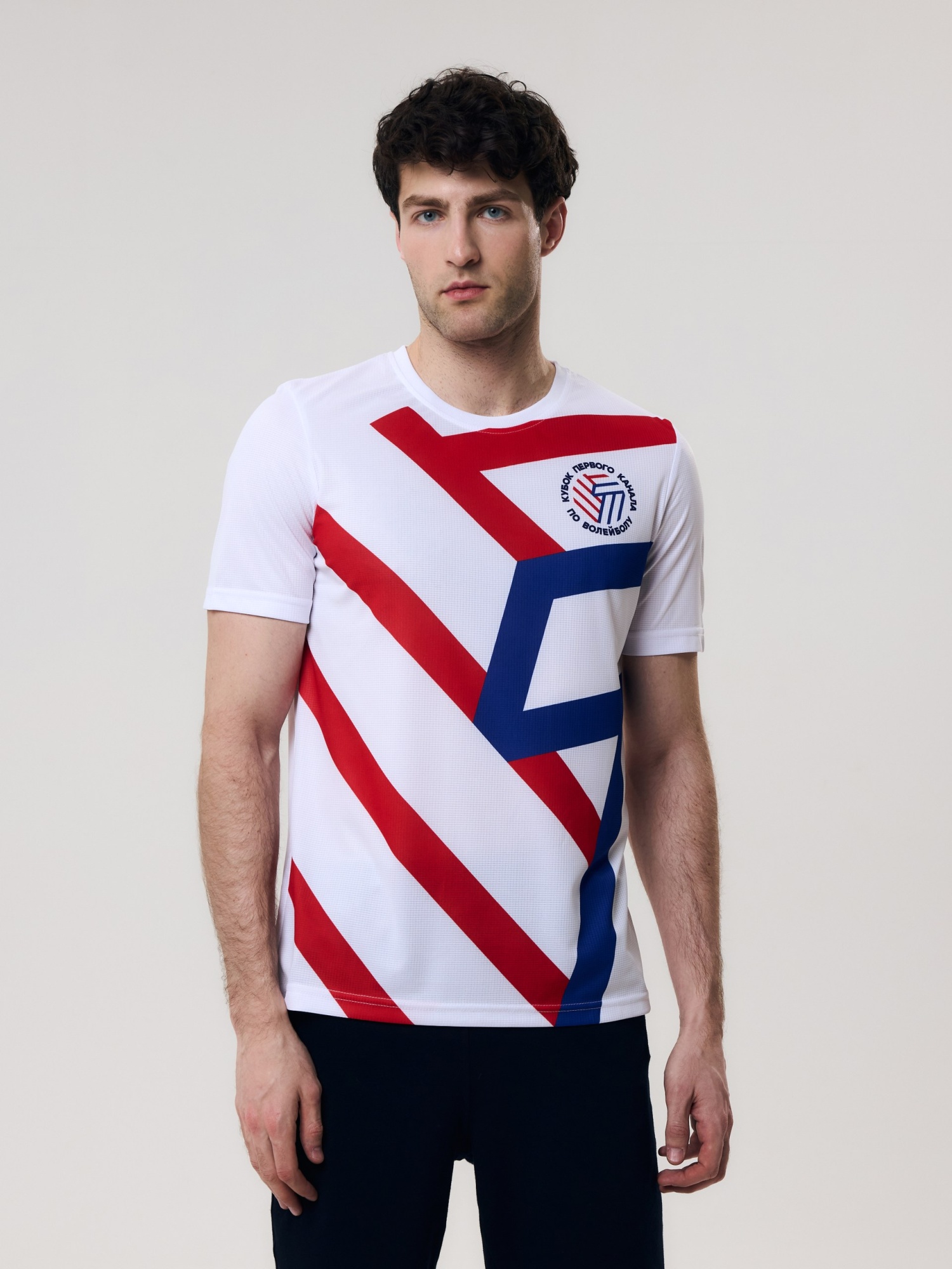Футболка сувенирная "Кубок 1-го канала по волейболу"