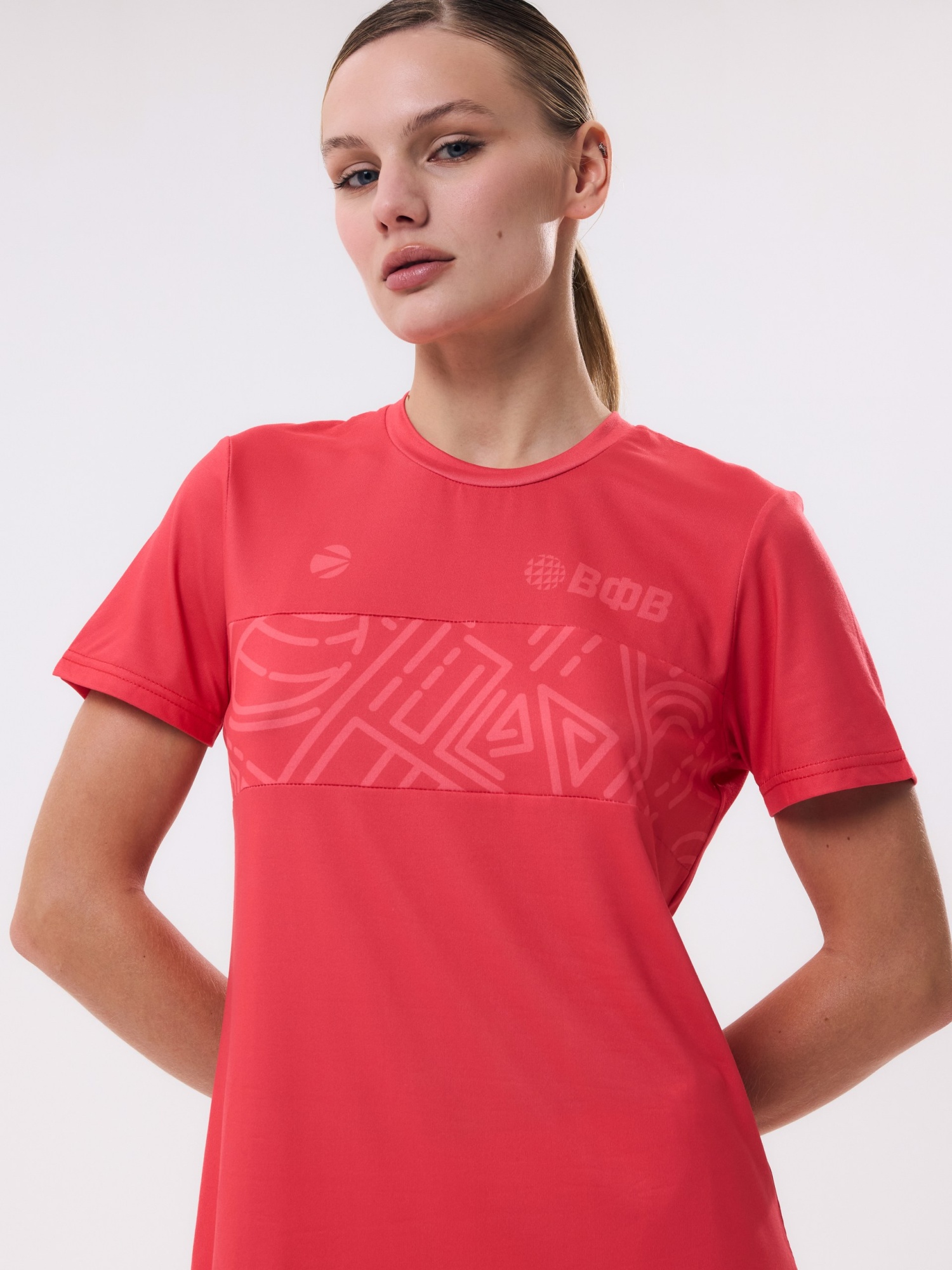 Футболка тренировочная женская с коротким рукавом